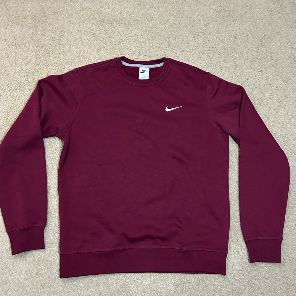Nike Men's Burgundy Crewneck